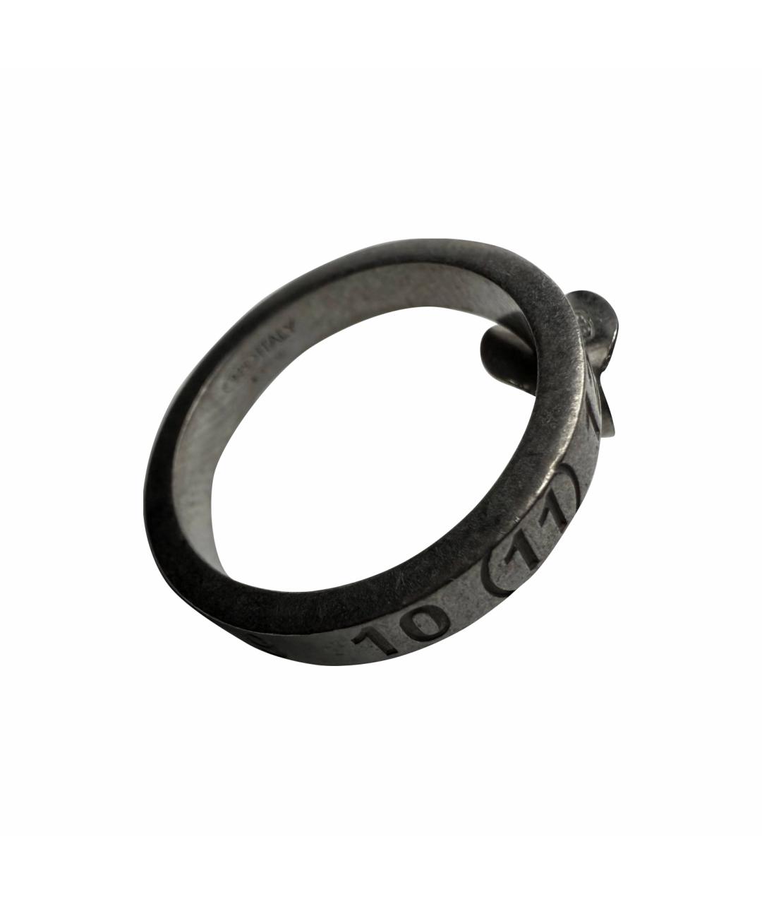 MAISON MARGIELA Серые серебряные серьги, фото 1