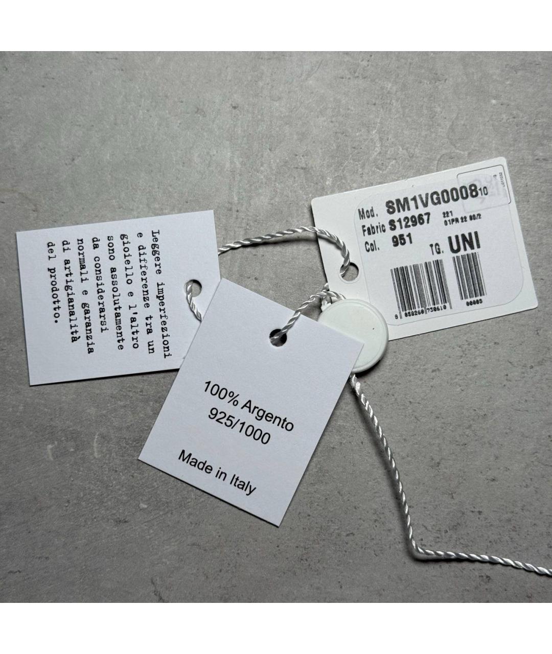 MAISON MARGIELA Серые серебряные серьги, фото 7