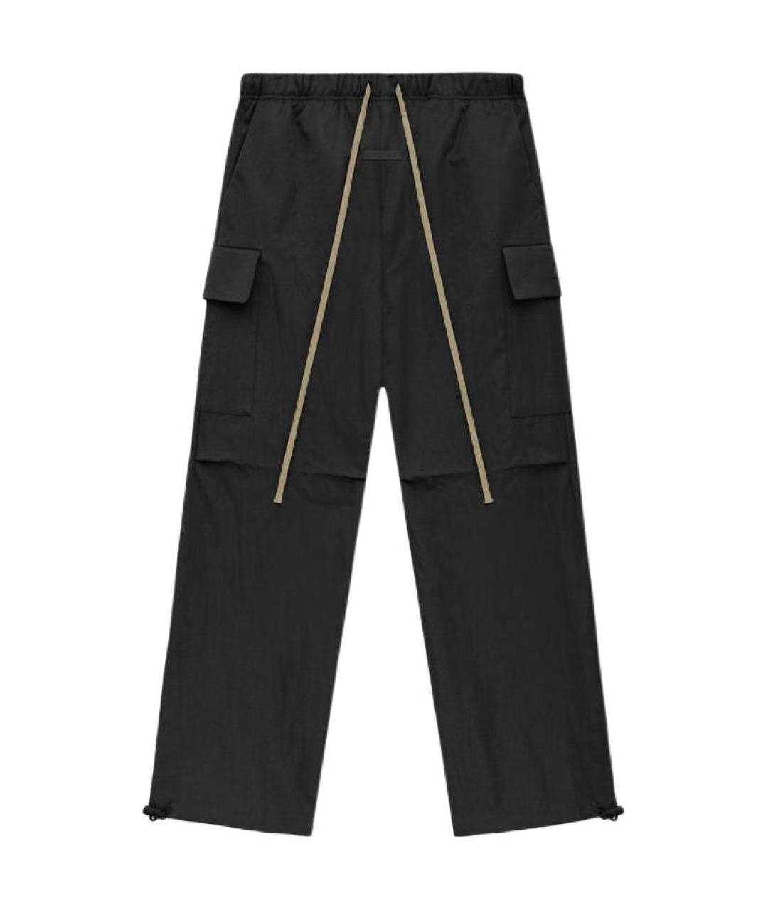 FEAR OF GOD ESSENTIALS Черные полиамидовые повседневные брюки, фото 1