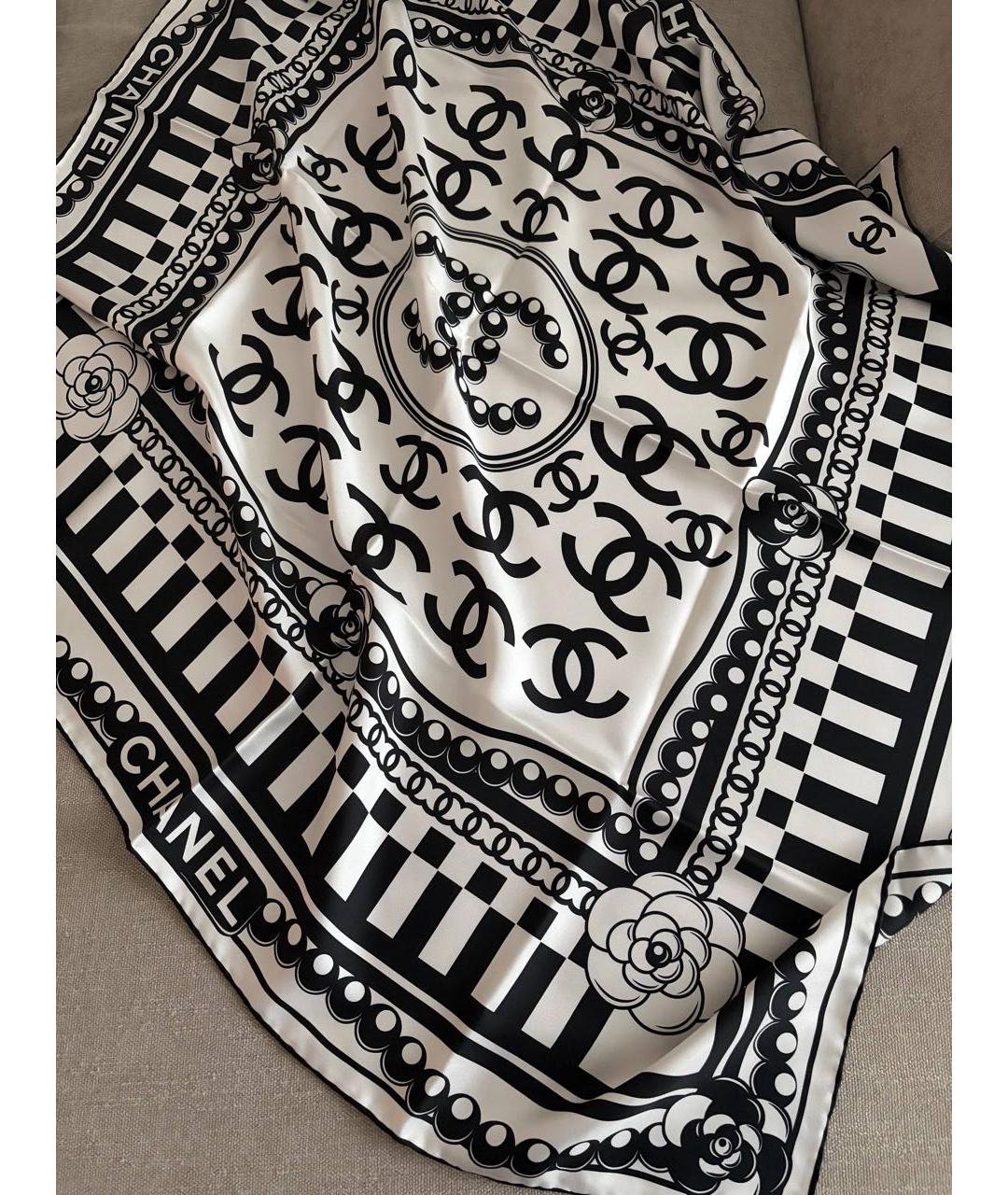 CHANEL Мульти шелковый платок, фото 3