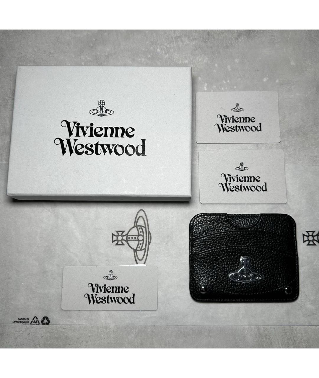 VIVIENNE WESTWOOD Черный кардхолдер, фото 4