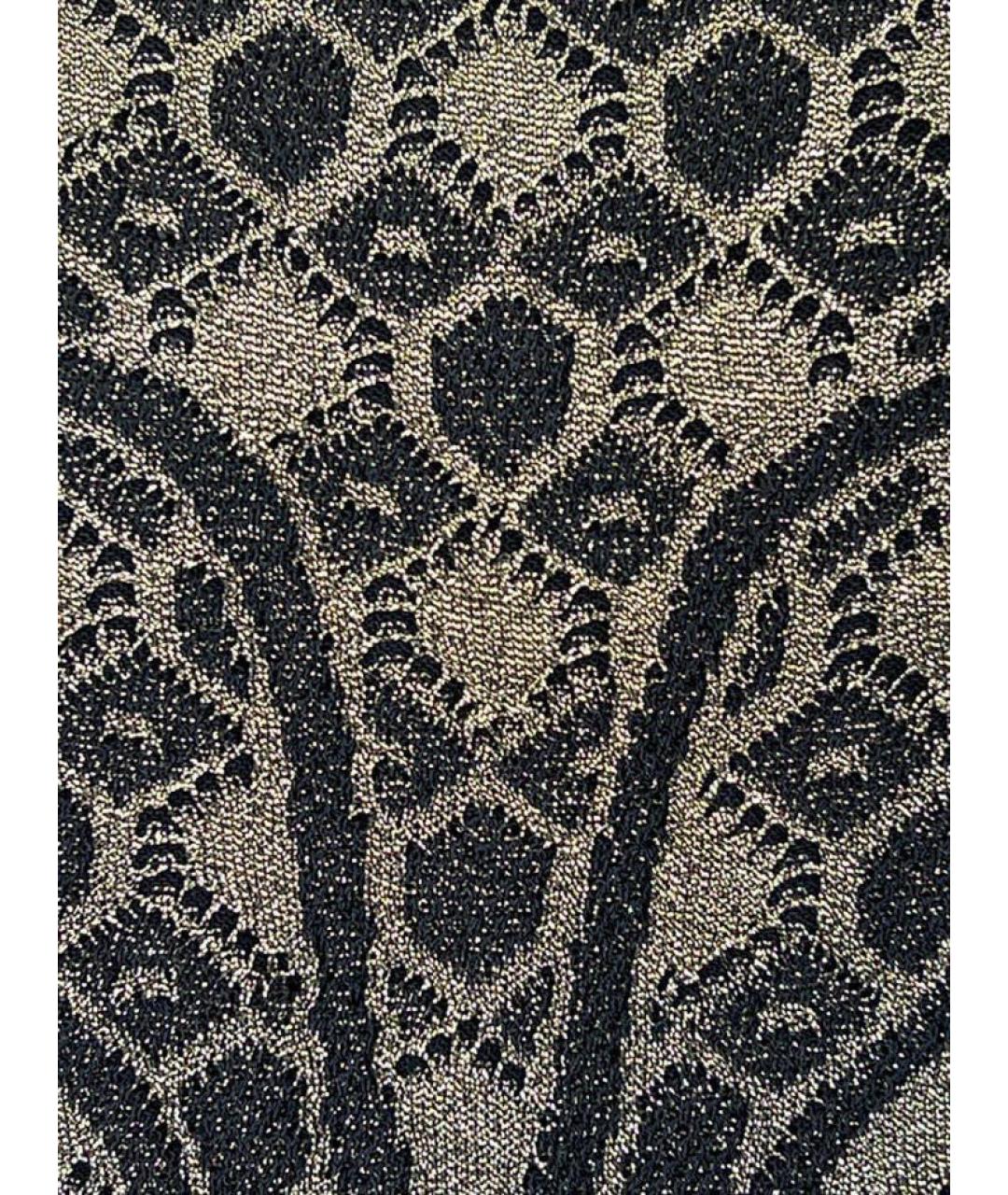 ALEXANDER MCQUEEN Черное вискозное коктейльное платье, фото 4