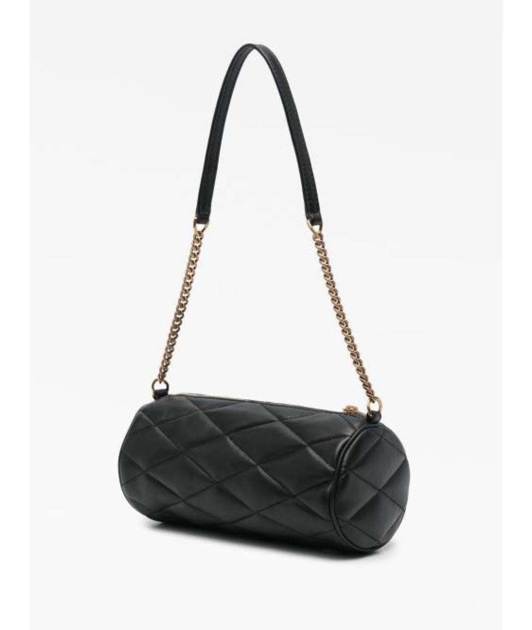 SAINT LAURENT Черная кожаная сумка через плечо, фото 3