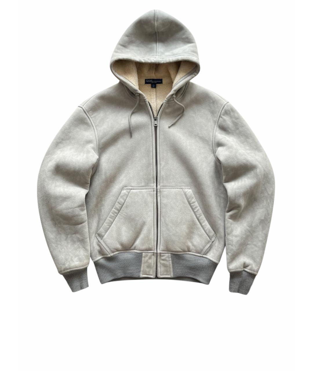 POLO RALPH LAUREN Серая замшевая дубленка/шуба, фото 1