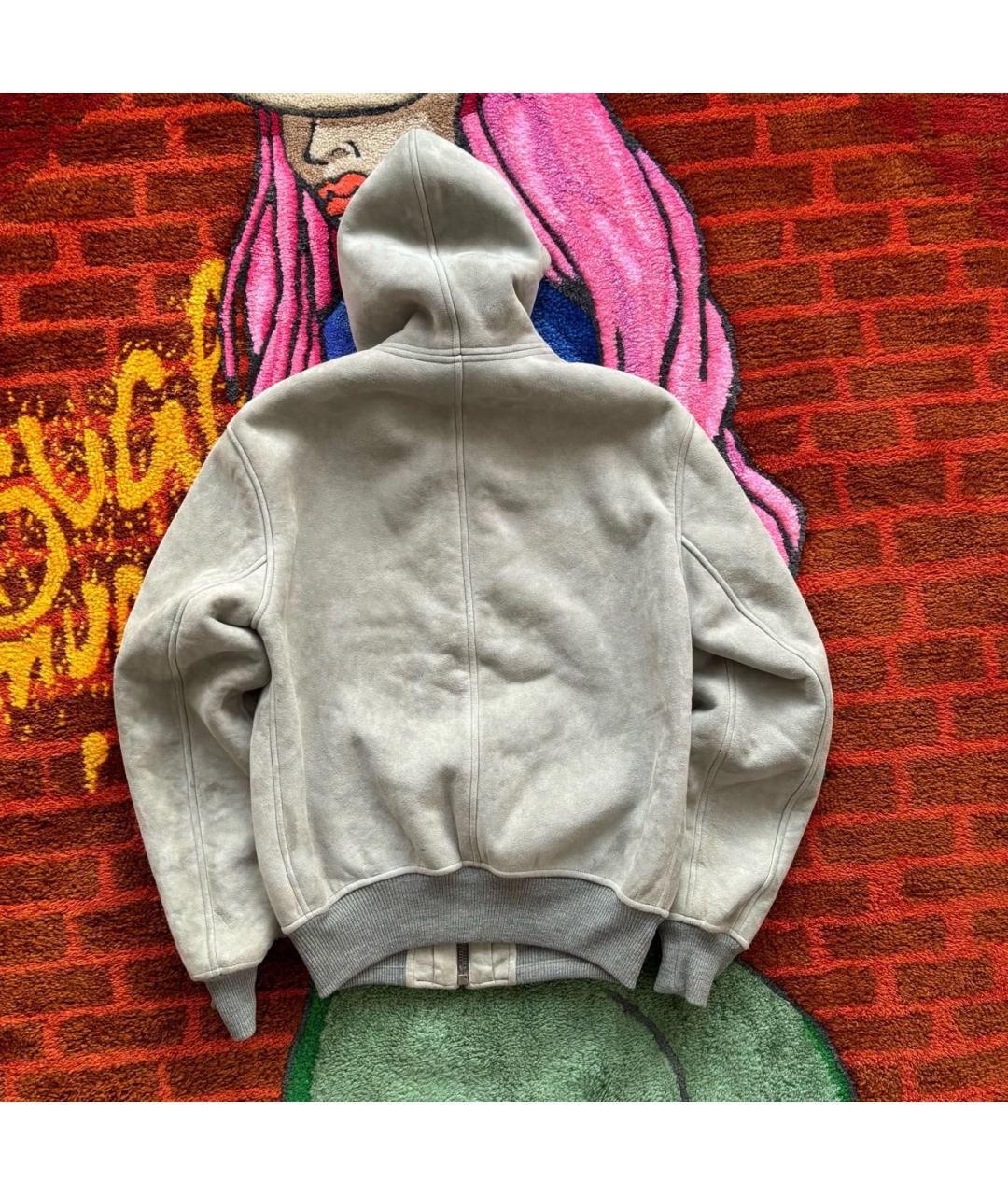 POLO RALPH LAUREN Серая замшевая дубленка/шуба, фото 2