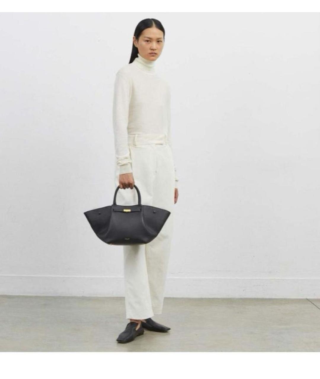 DEMELLIER Черная кожаная сумка тоут, фото 5