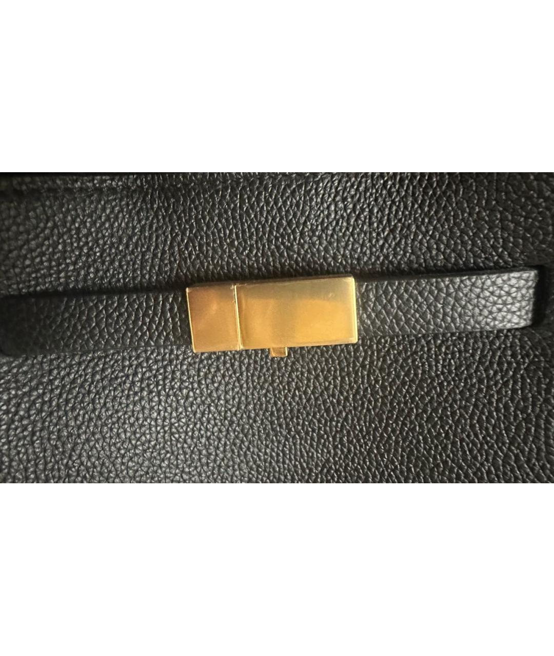 DEMELLIER Черная кожаная сумка тоут, фото 7