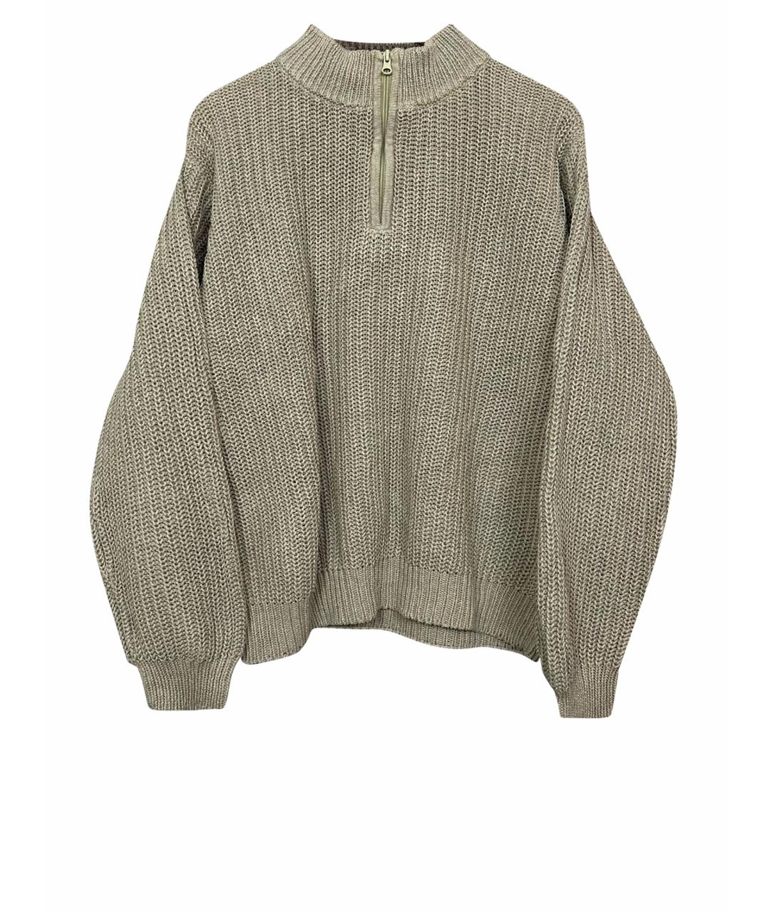 WOOLRICH Бежевый хлопковый джемпер / свитер, фото 1