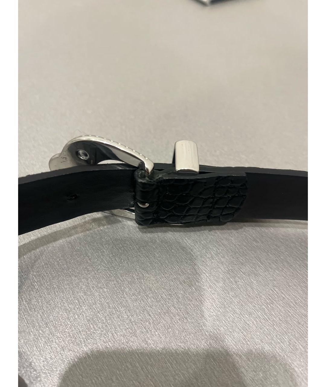 MAJE Черный кожаный ремень, фото 6