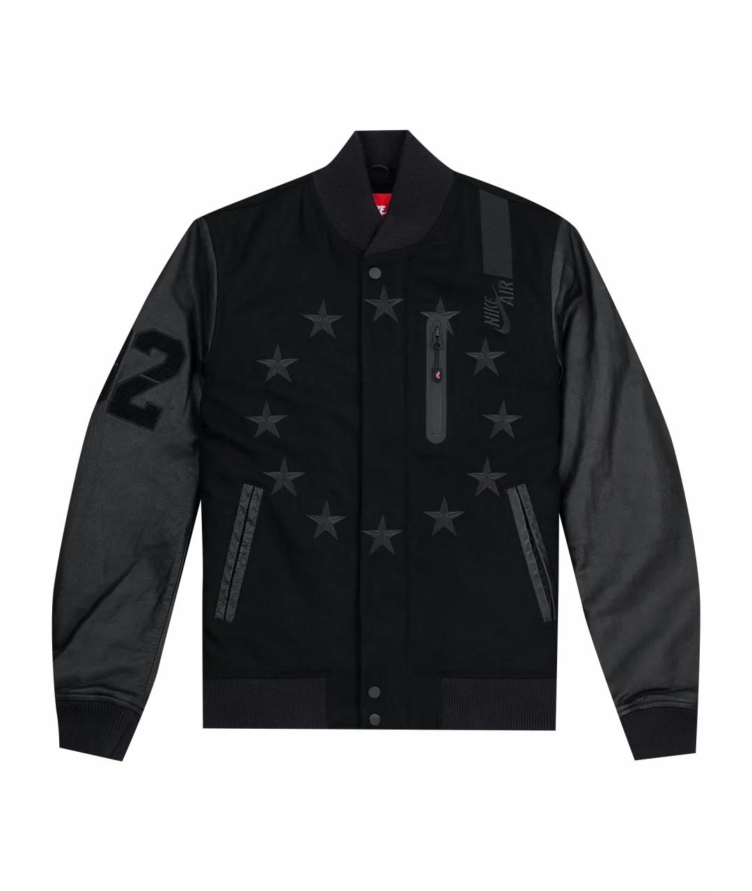 NIKE Черная шерстяная куртка, фото 1