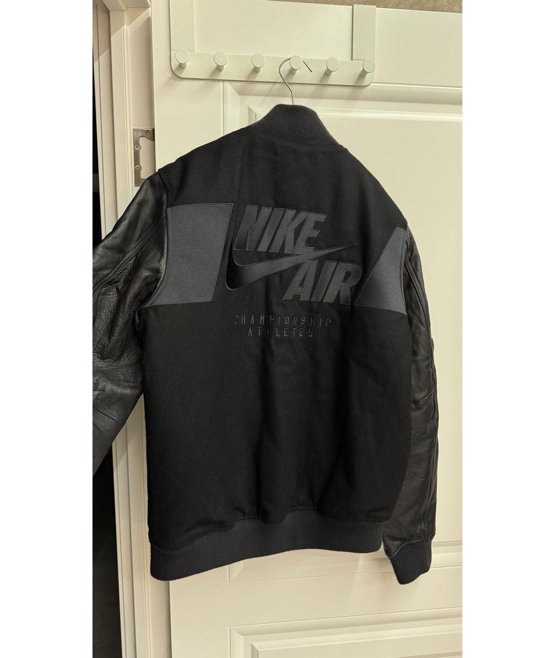 NIKE Черная шерстяная куртка, фото 2