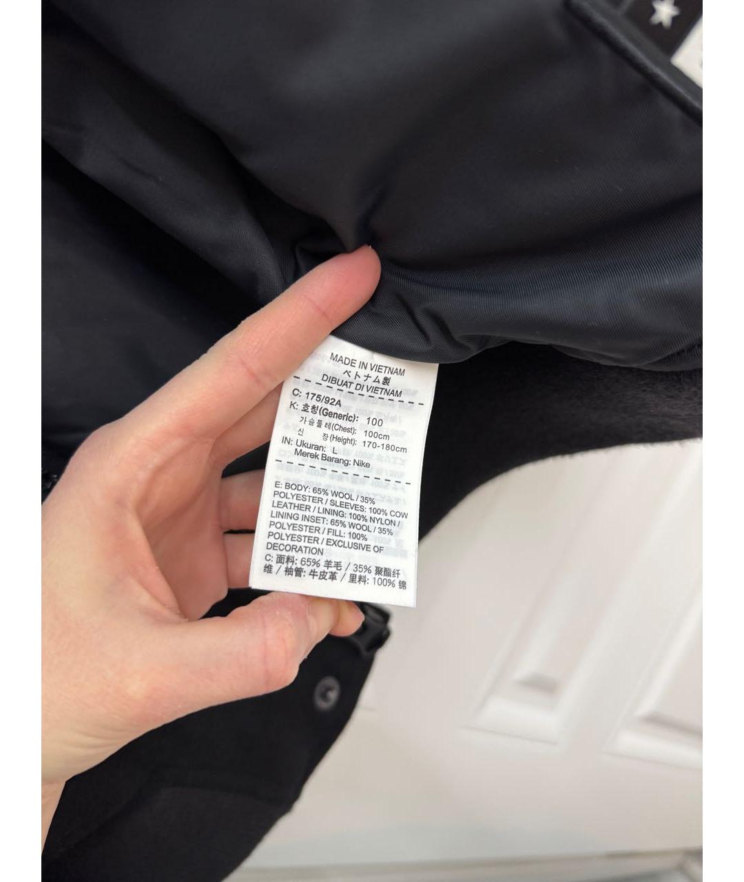 NIKE Черная шерстяная куртка, фото 6