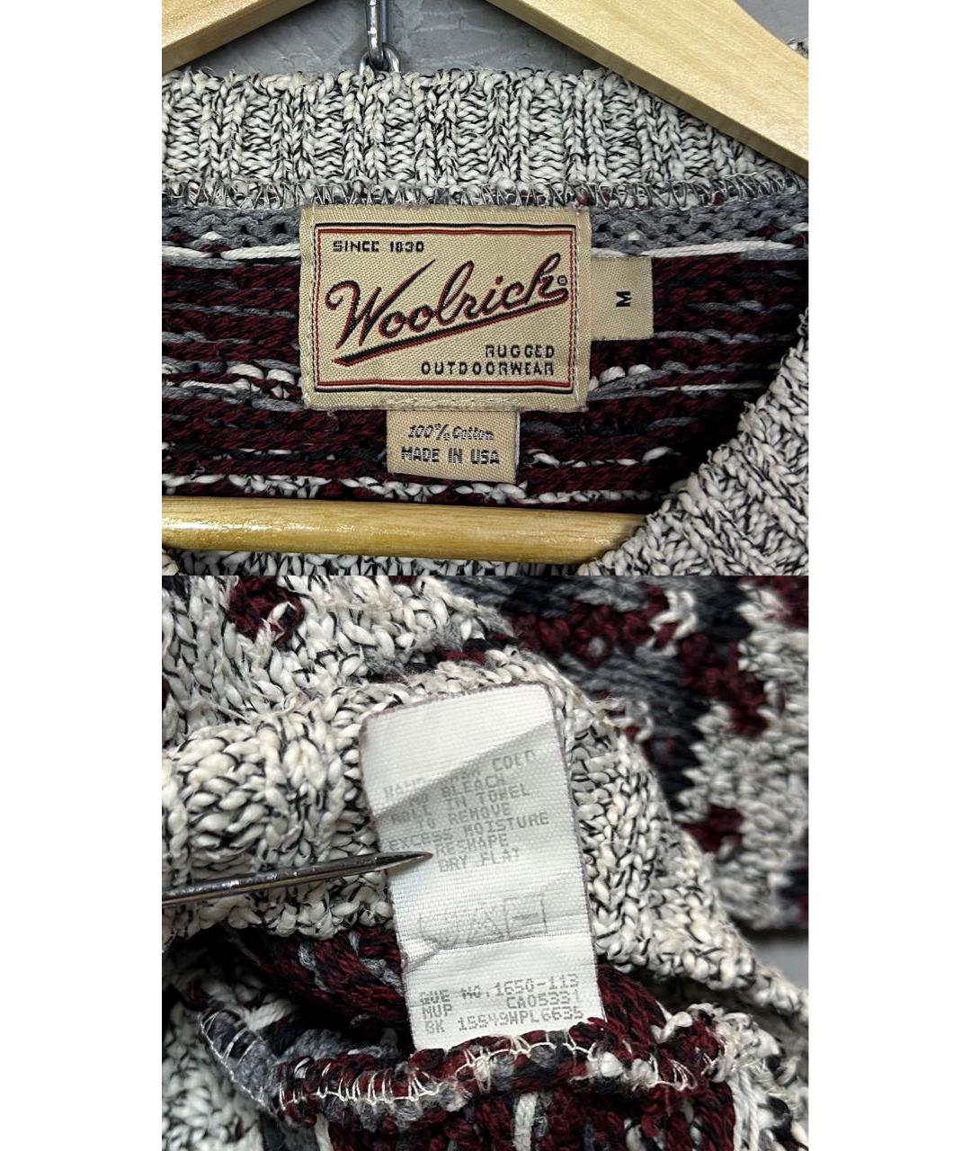 WOOLRICH Белый хлопковый кардиган, фото 7