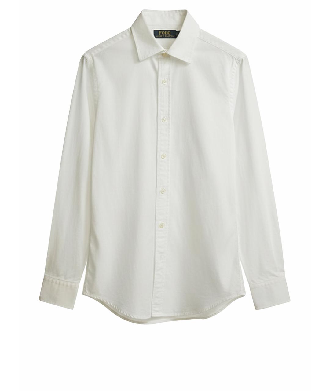 POLO RALPH LAUREN Белая хлопковая детская рубашка, фото 1