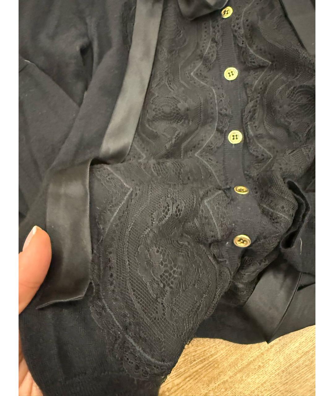 DOLCE&GABBANA Черный кашемировый джемпер / свитер, фото 3