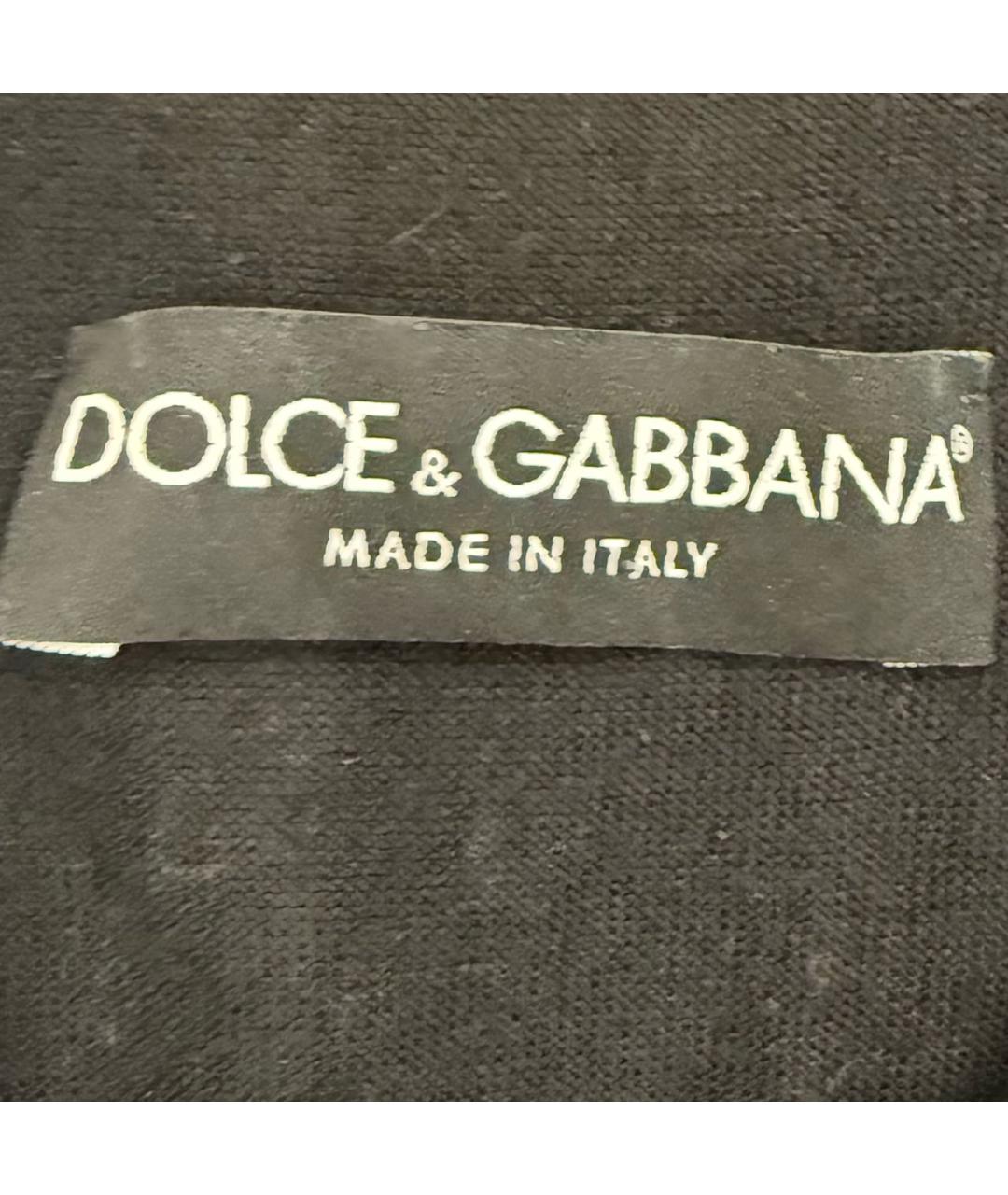DOLCE&GABBANA Черный кашемировый джемпер / свитер, фото 4