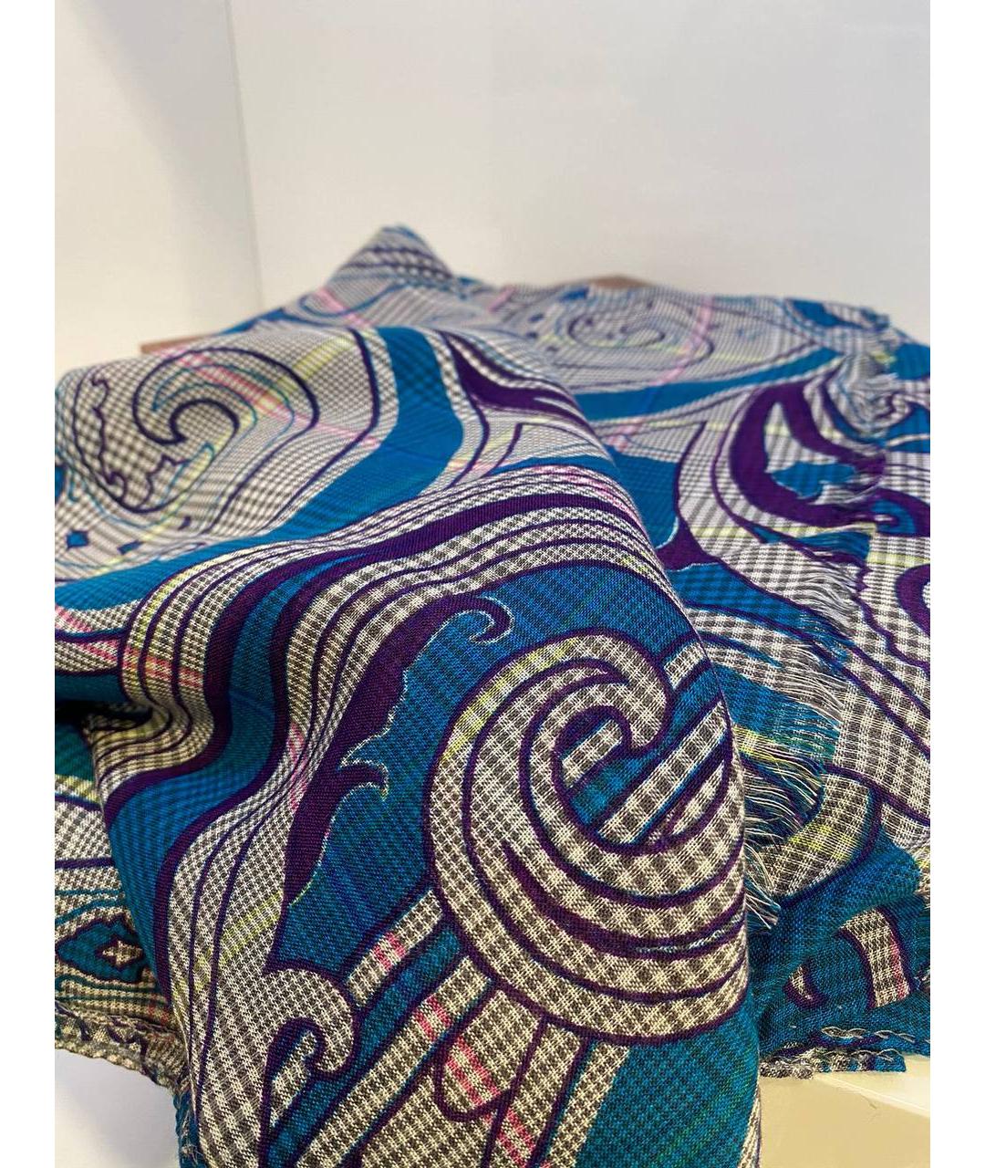 ETRO Бирюзовый платок, фото 2