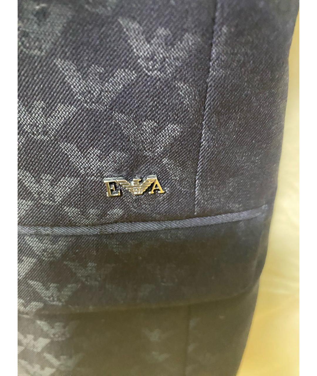 EMPORIO ARMANI Синий хлопковый комплект, фото 8