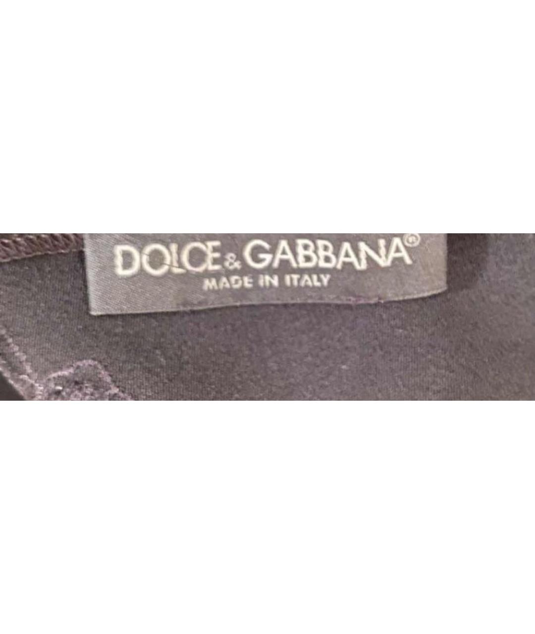 DOLCE&GABBANA Черное вечернее платье, фото 5