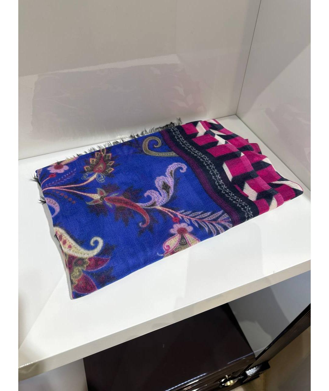 ETRO Фуксия кашемировый платок, фото 3