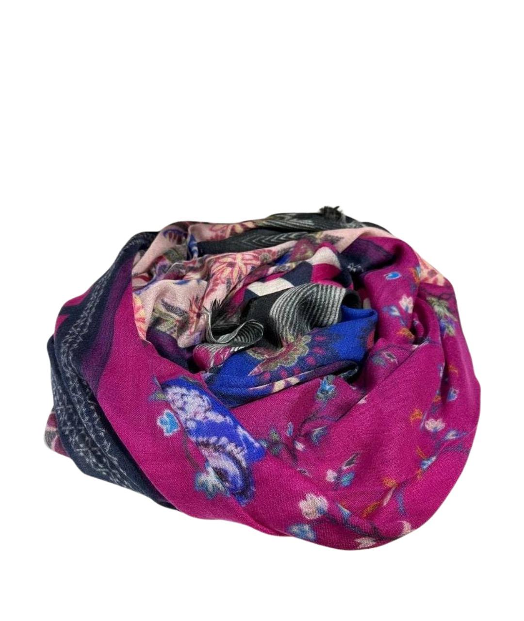 ETRO Фуксия кашемировый платок, фото 1