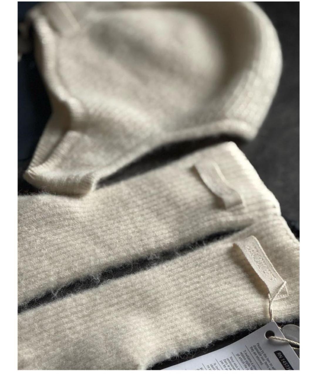 JACQUEMUS Бежевая шерстяная шапка, фото 3