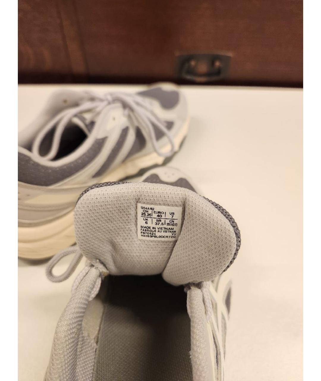 ASICS Серые текстильные кроссовки, фото 5