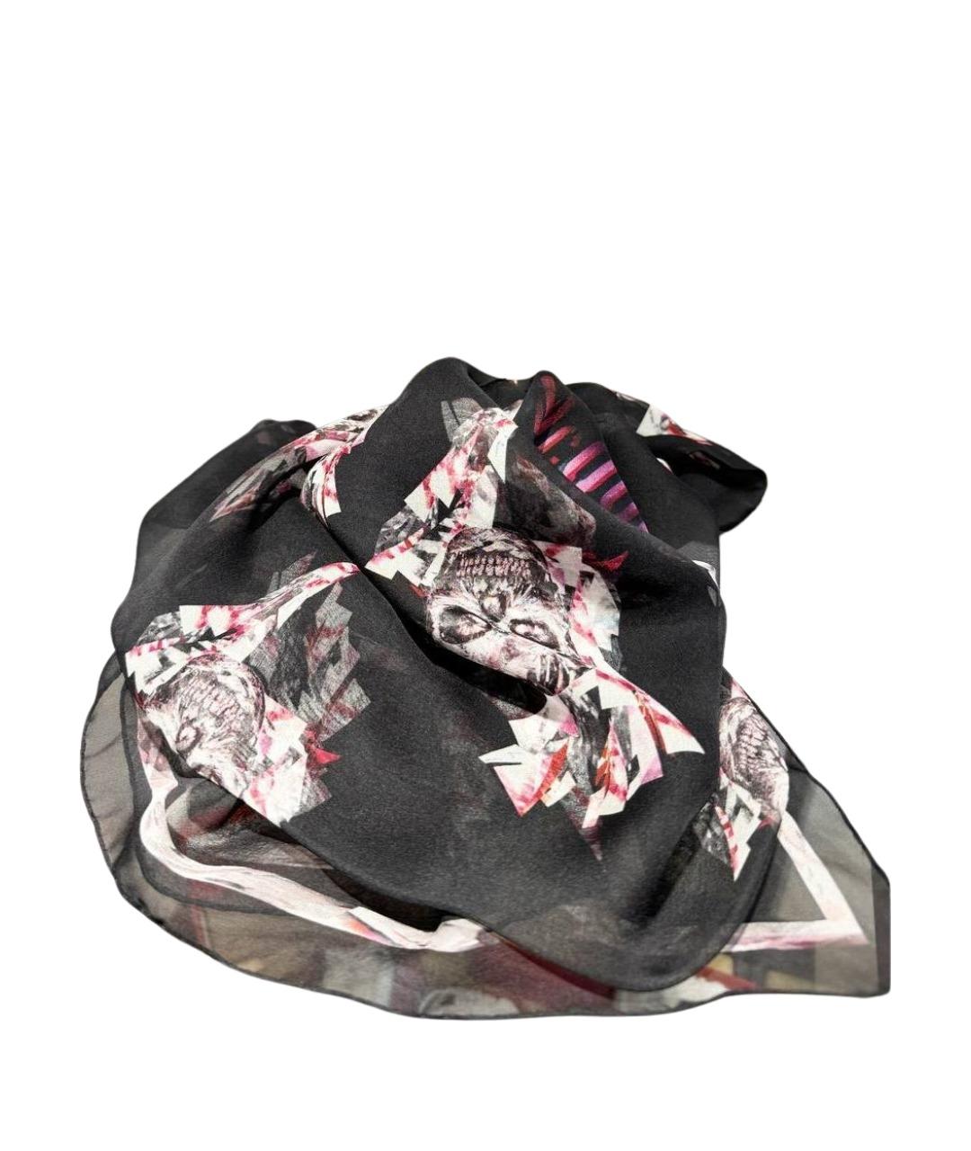 ALEXANDER MCQUEEN Черный платок, фото 1