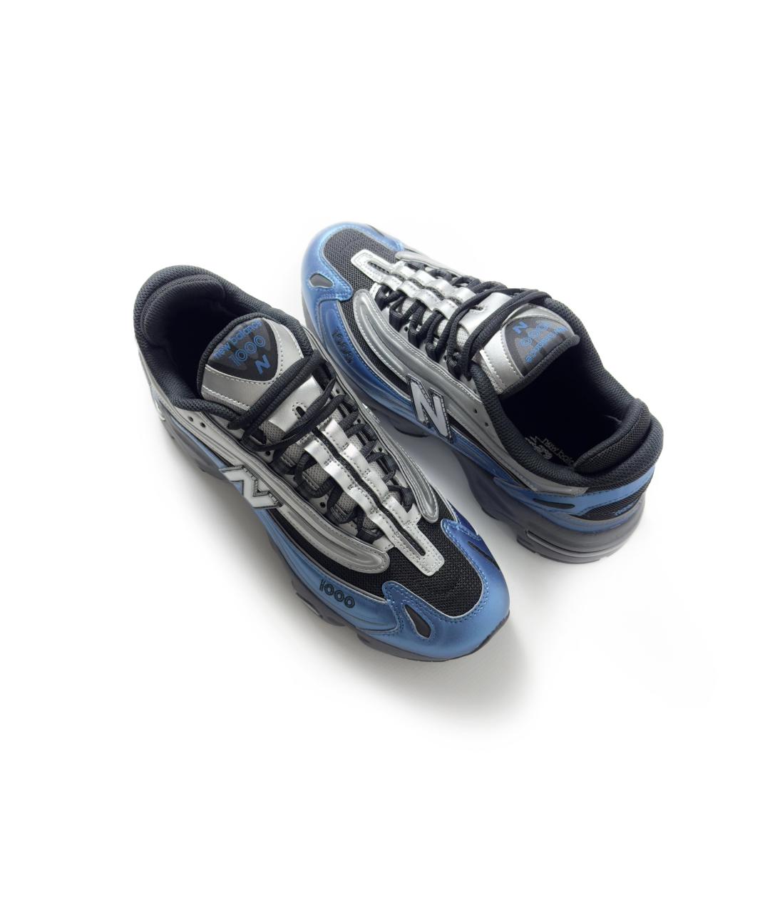 NEW BALANCE Синие текстильные низкие кроссовки / кеды, фото 8