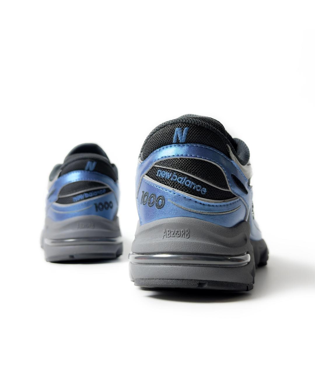 NEW BALANCE Синие текстильные низкие кроссовки / кеды, фото 4