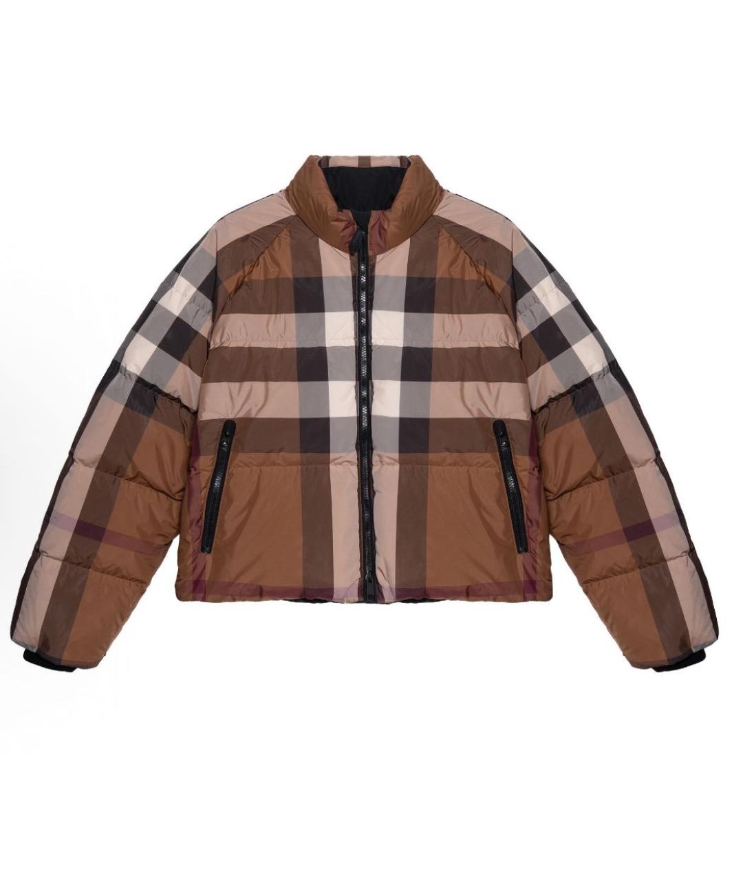 BURBERRY Коричневый пуховик, фото 1