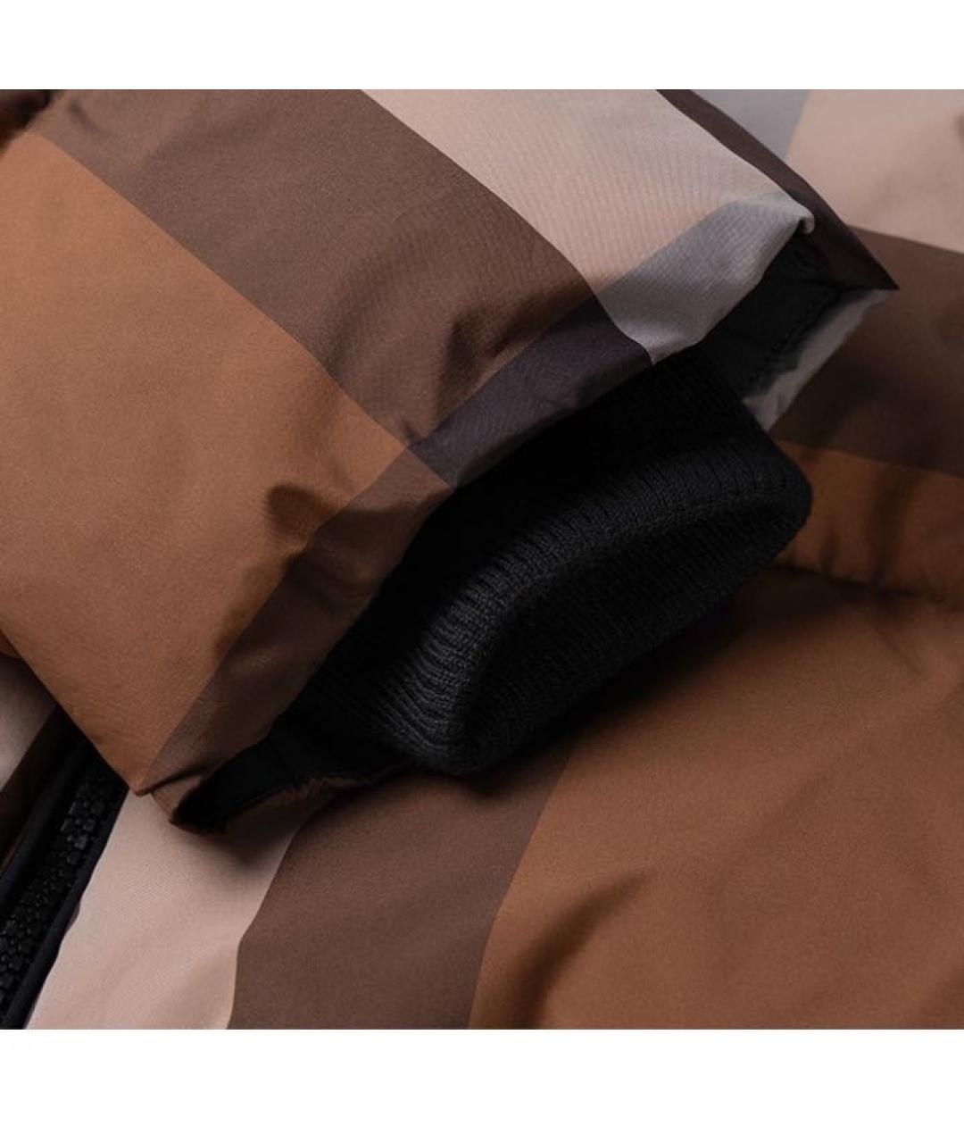 BURBERRY Коричневый пуховик, фото 3