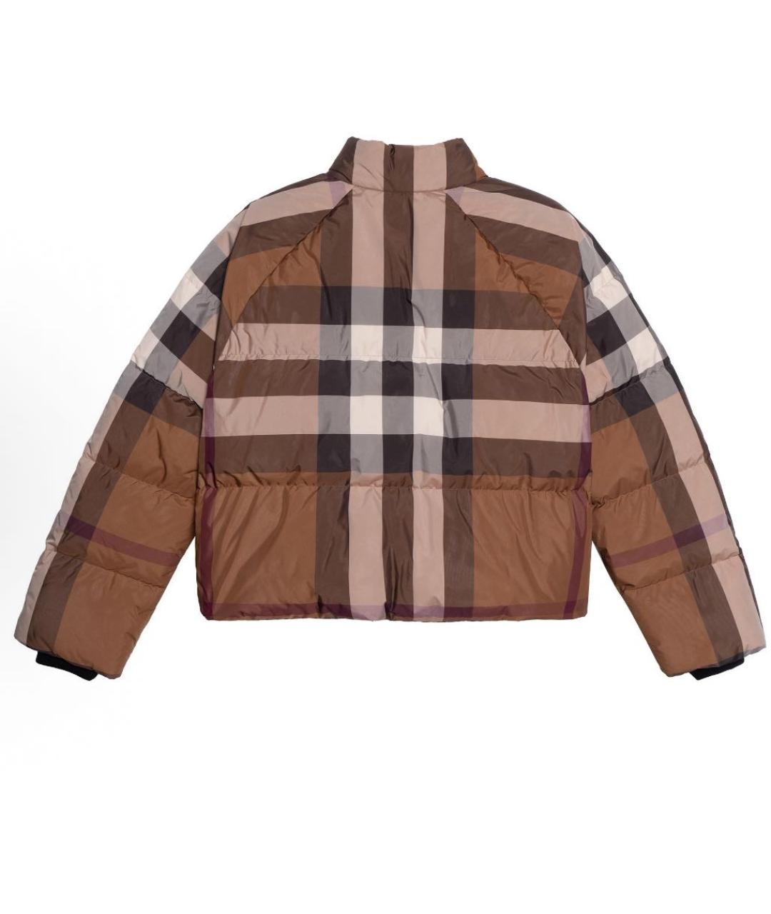 BURBERRY Коричневый пуховик, фото 2