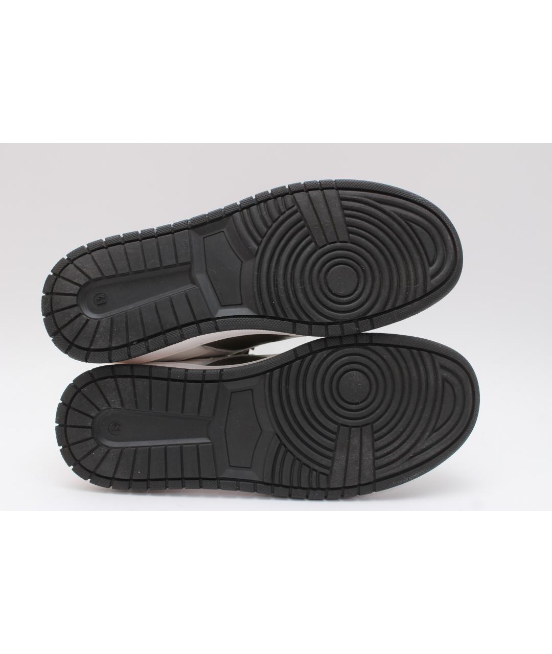 ROBERTO CAVALLI Белые кожаные низкие кроссовки / кеды, фото 8