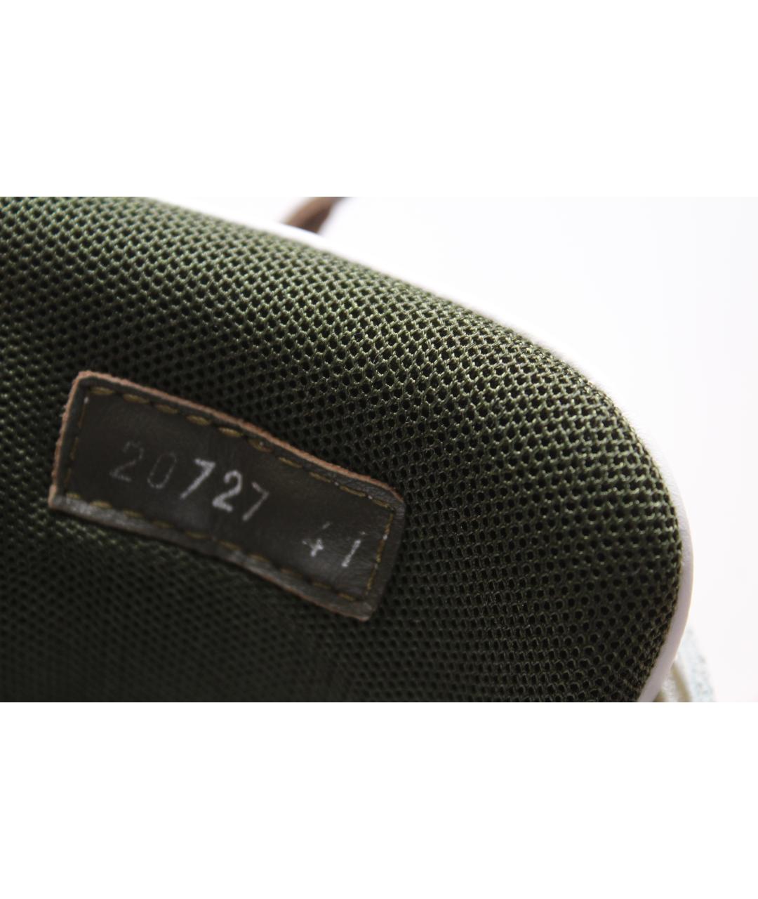 ROBERTO CAVALLI Белые кожаные низкие кроссовки / кеды, фото 9