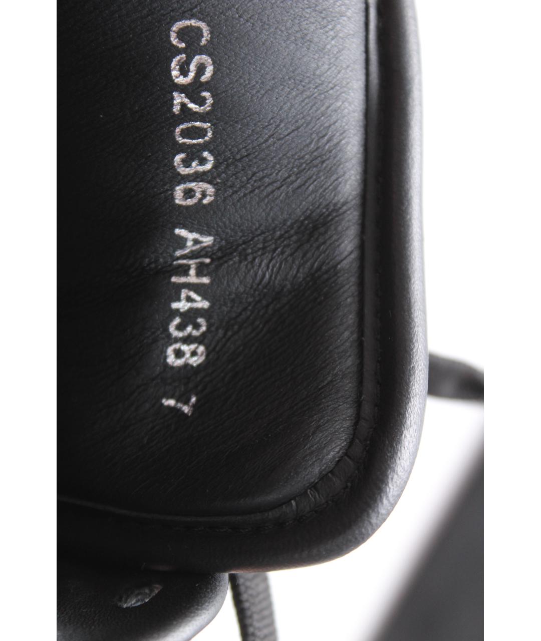 DOLCE&GABBANA Темно-синие текстильные низкие кроссовки / кеды, фото 9