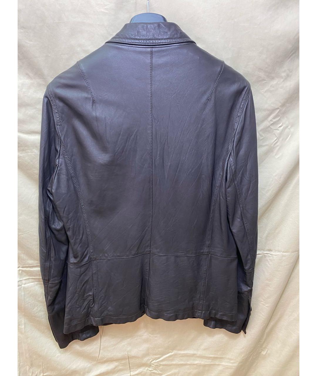 BARRETT Коричневая кожаная куртка, фото 2