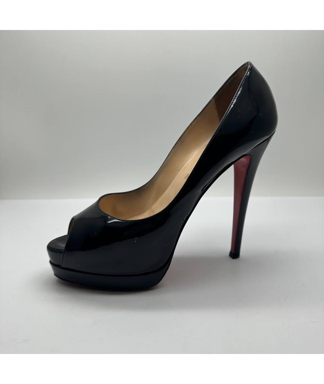 CHRISTIAN LOUBOUTIN Черные туфли из лакированной кожи, фото 7