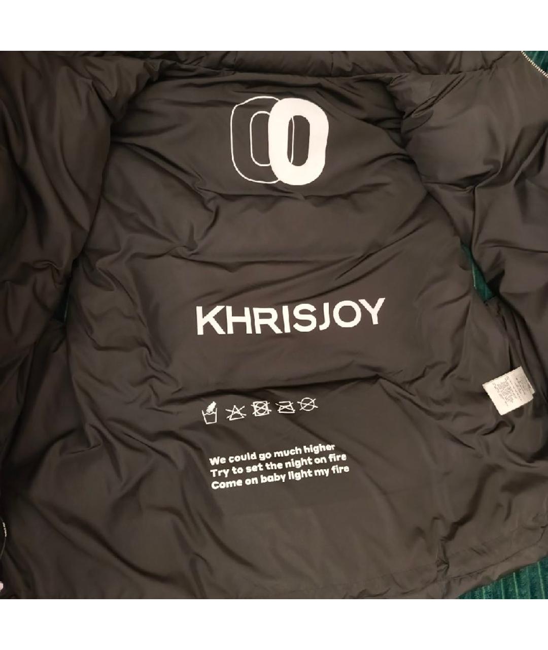 KHRISJOY Черный полиэстеровый жилет, фото 3