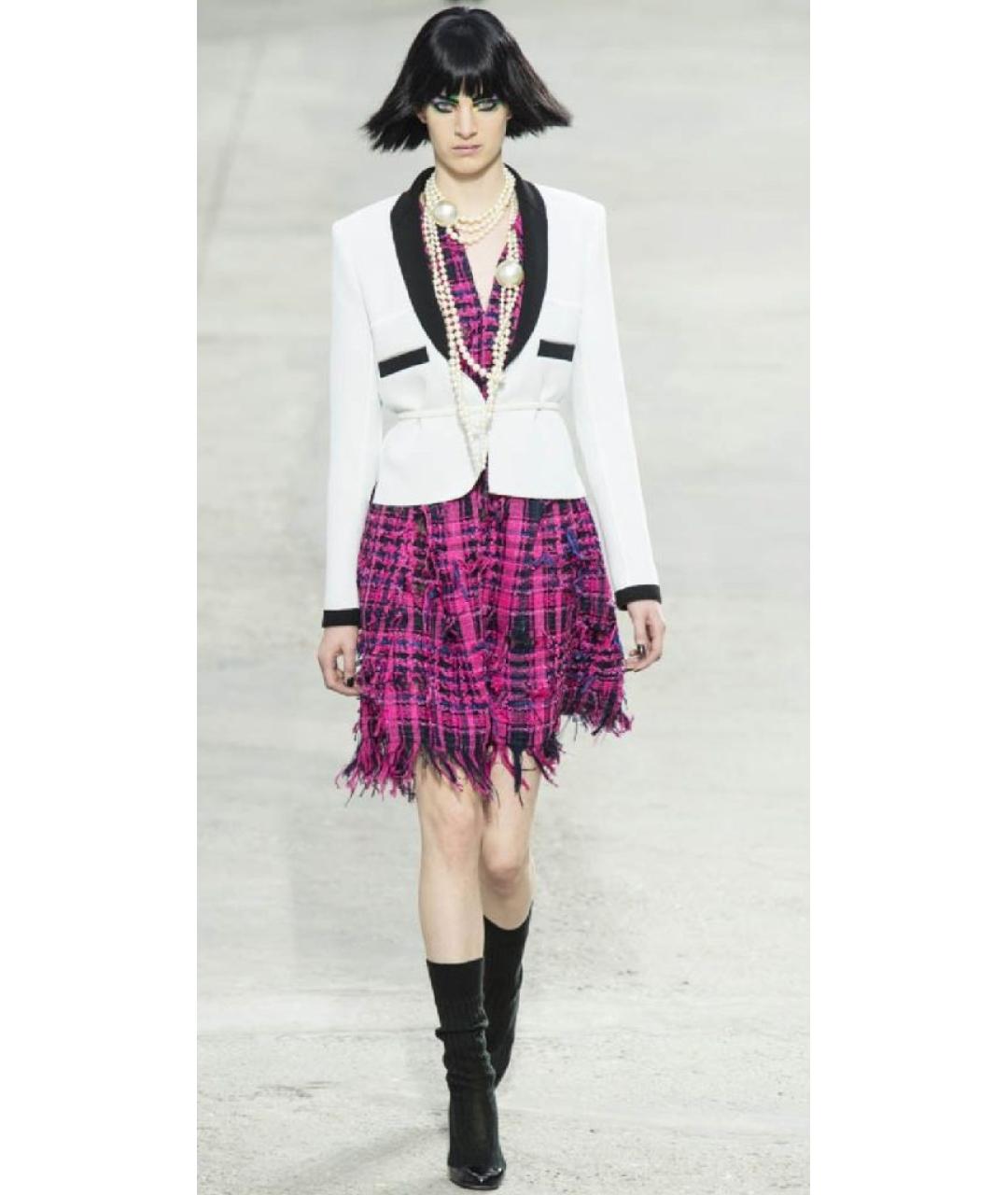 CHANEL Темно-синее шелковое платье, фото 9