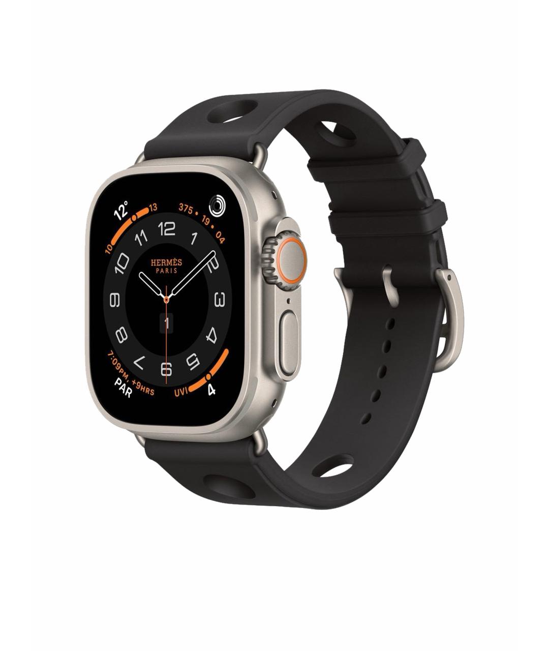 HERMES Черные часы, фото 1