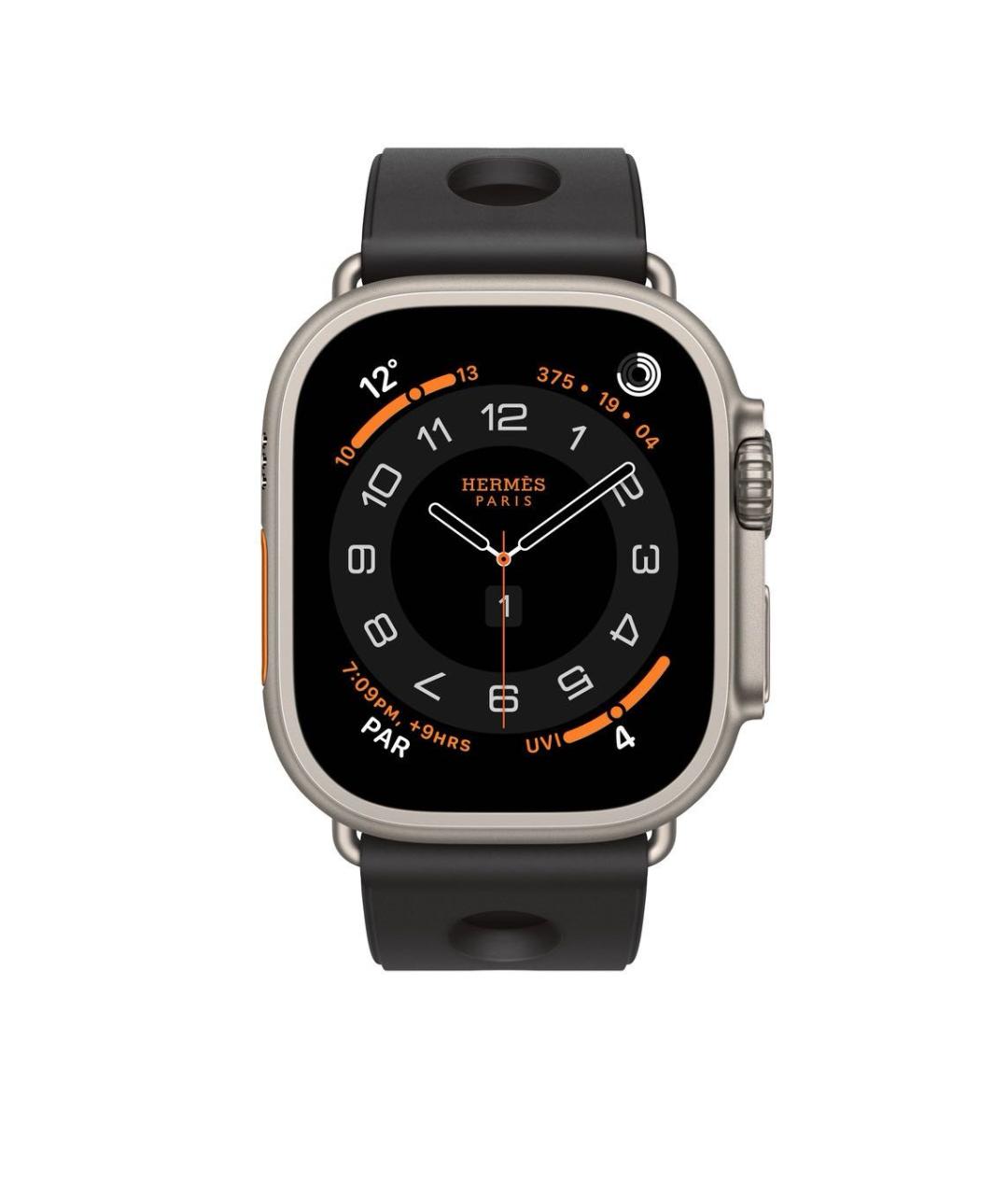 HERMES Черные часы, фото 2