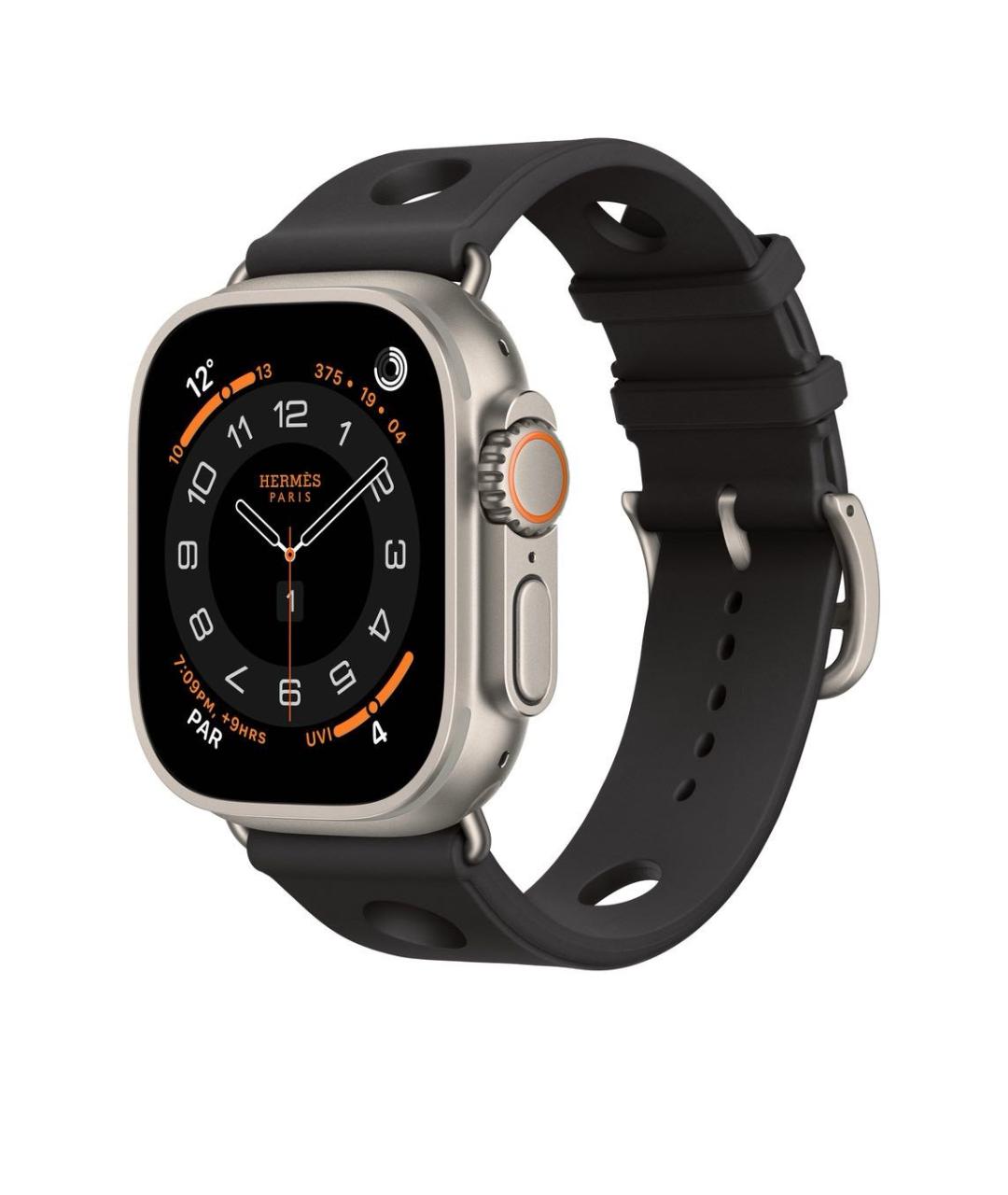 HERMES Черные часы, фото 8