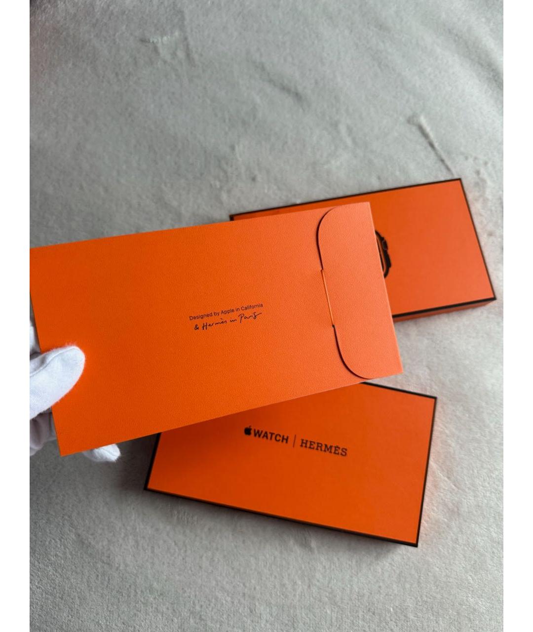 HERMES Черные часы, фото 7