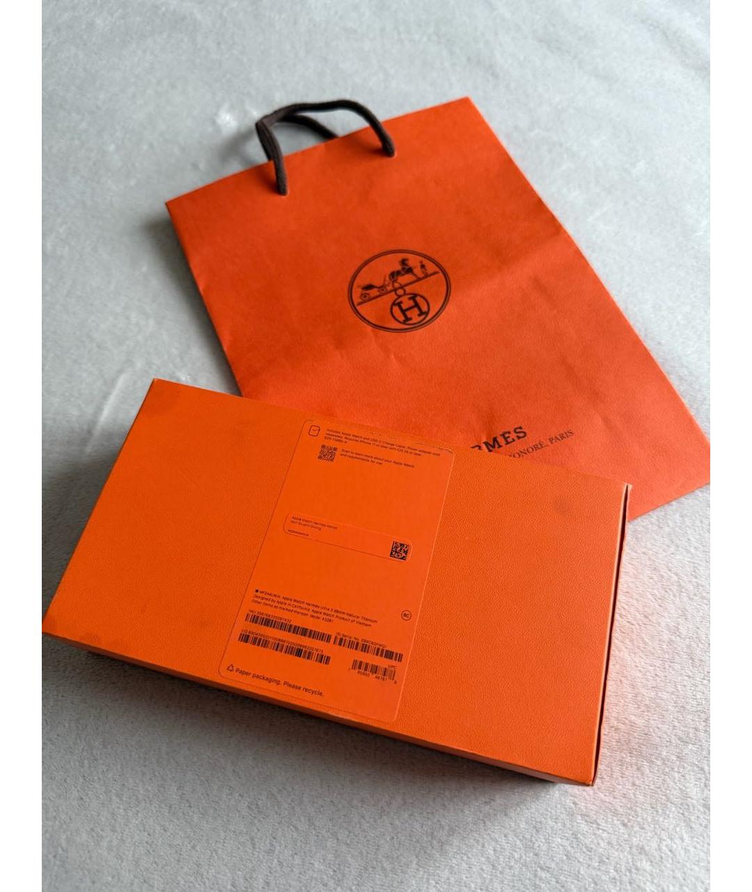 HERMES Черные часы, фото 5