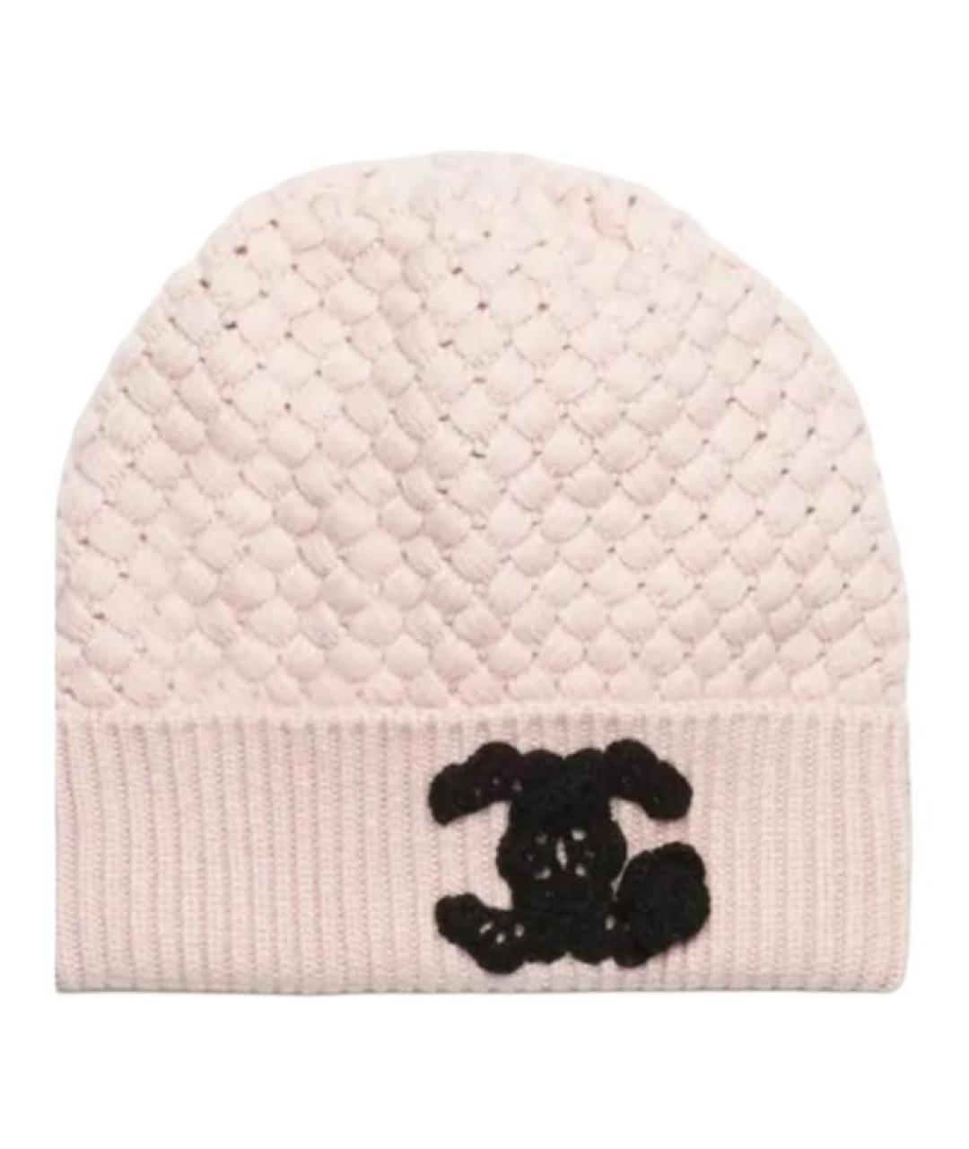 CHANEL Розовая шапка, фото 2