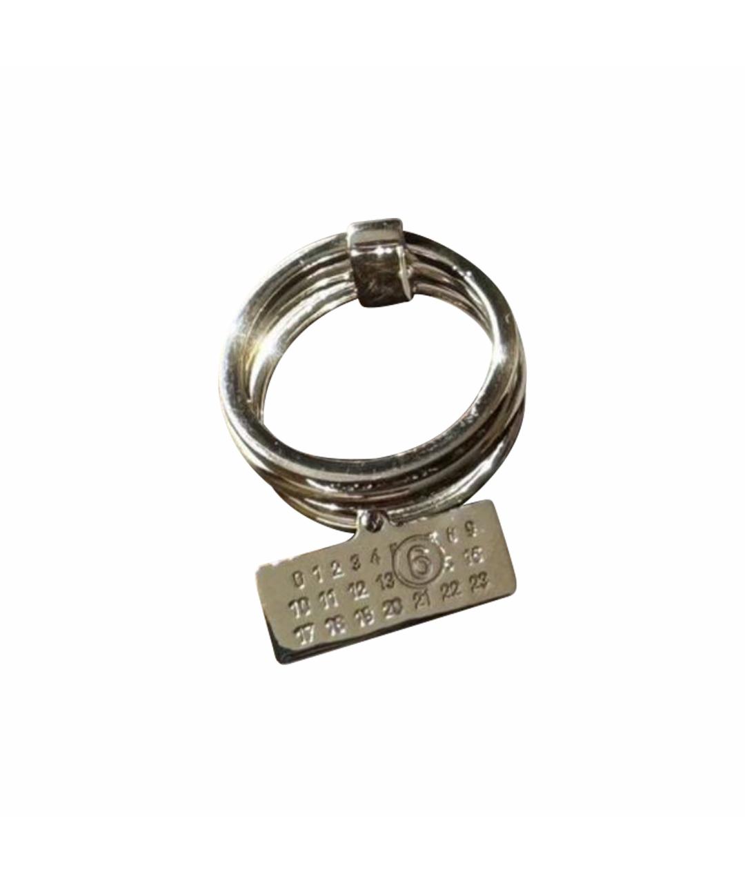 MM6 MAISON MARGIELA Серебряное латунное кольцо, фото 1