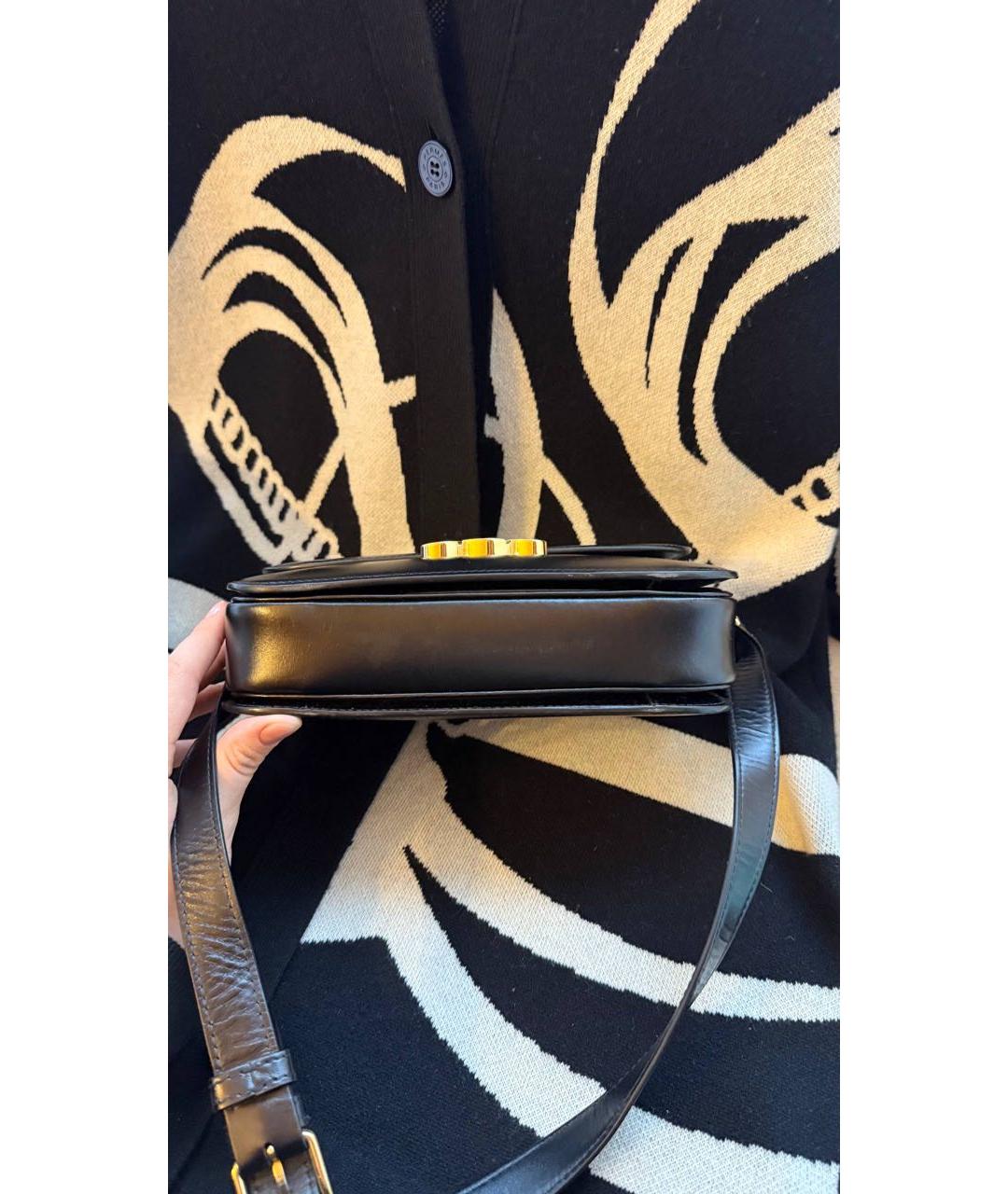 CELINE Черная сумка через плечо, фото 4