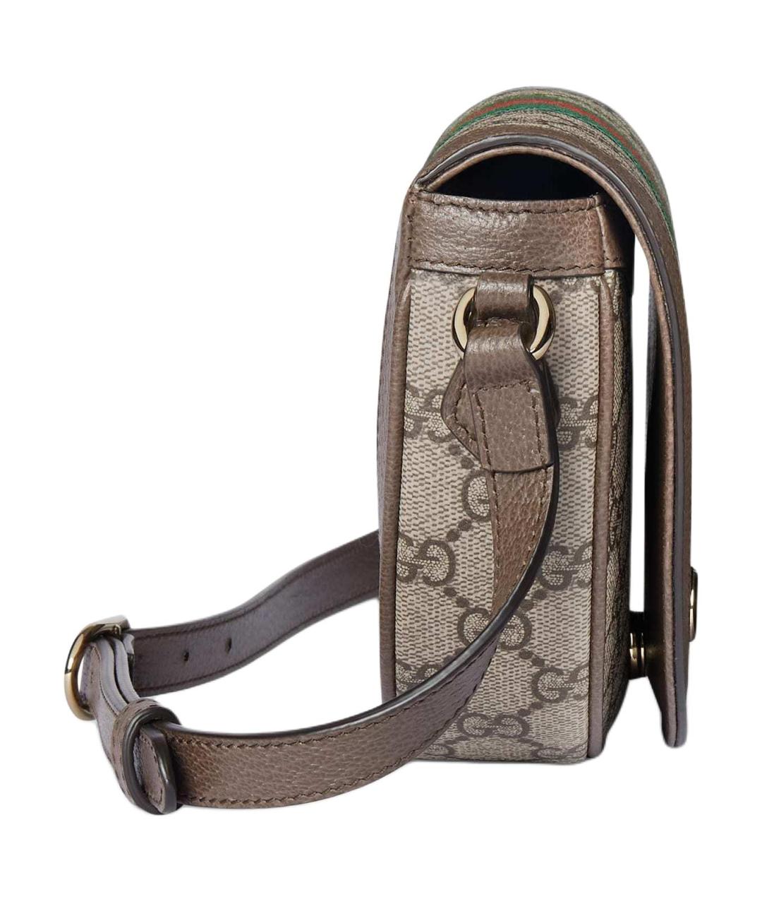 GUCCI Коричневая сумка через плечо, фото 3