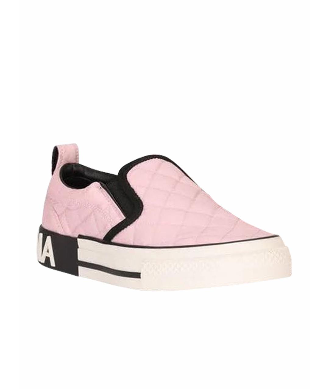 DOLCE&GABBANA Розовые слипоны, фото 1